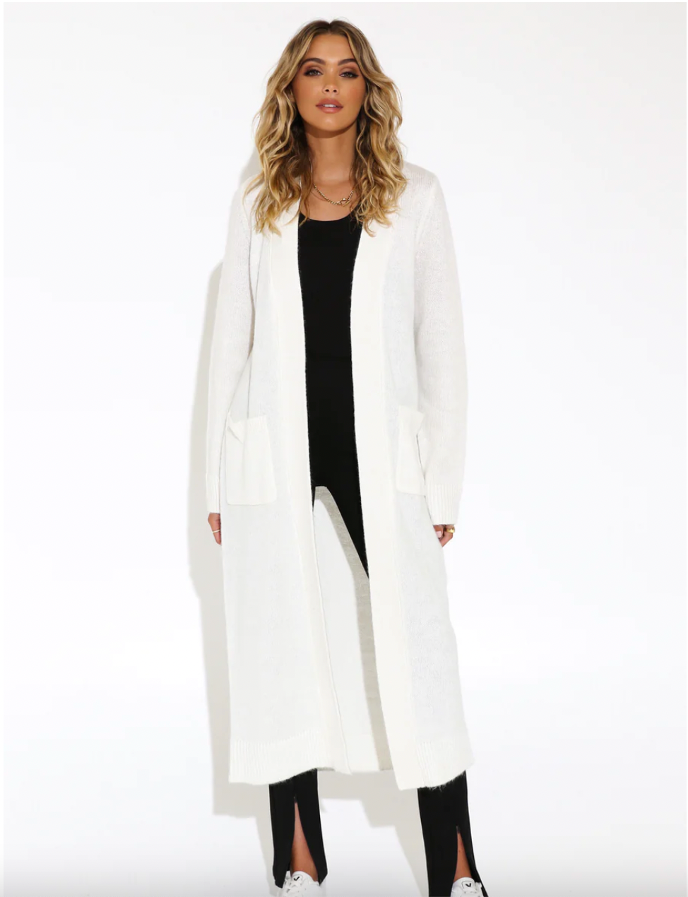 Tamika Cardigan- White