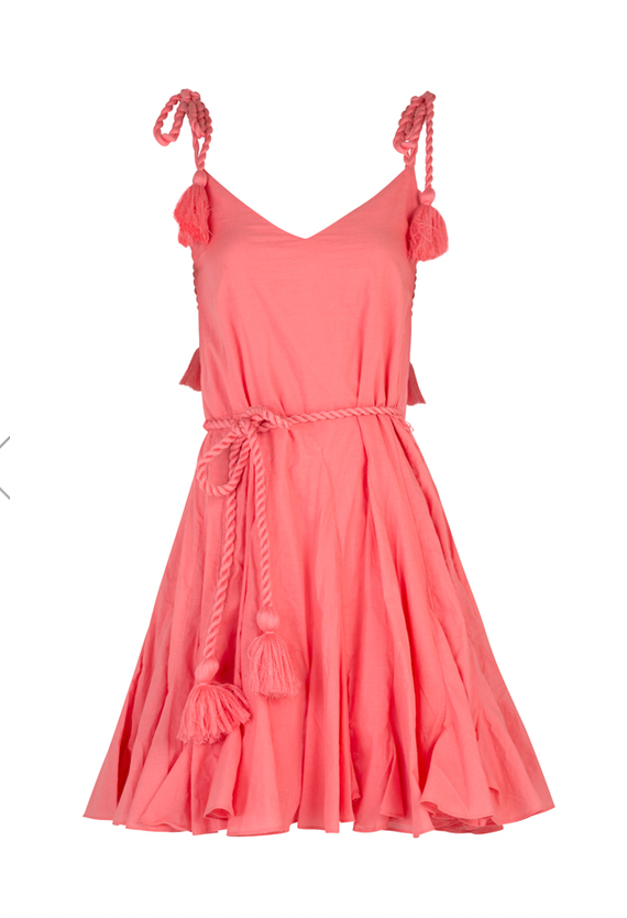 TASSEL FREE Dress -Pink