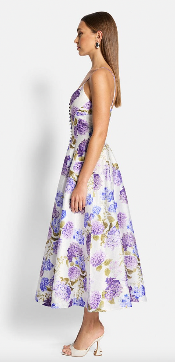 EVIE MIDI DRESS - Hydrangea