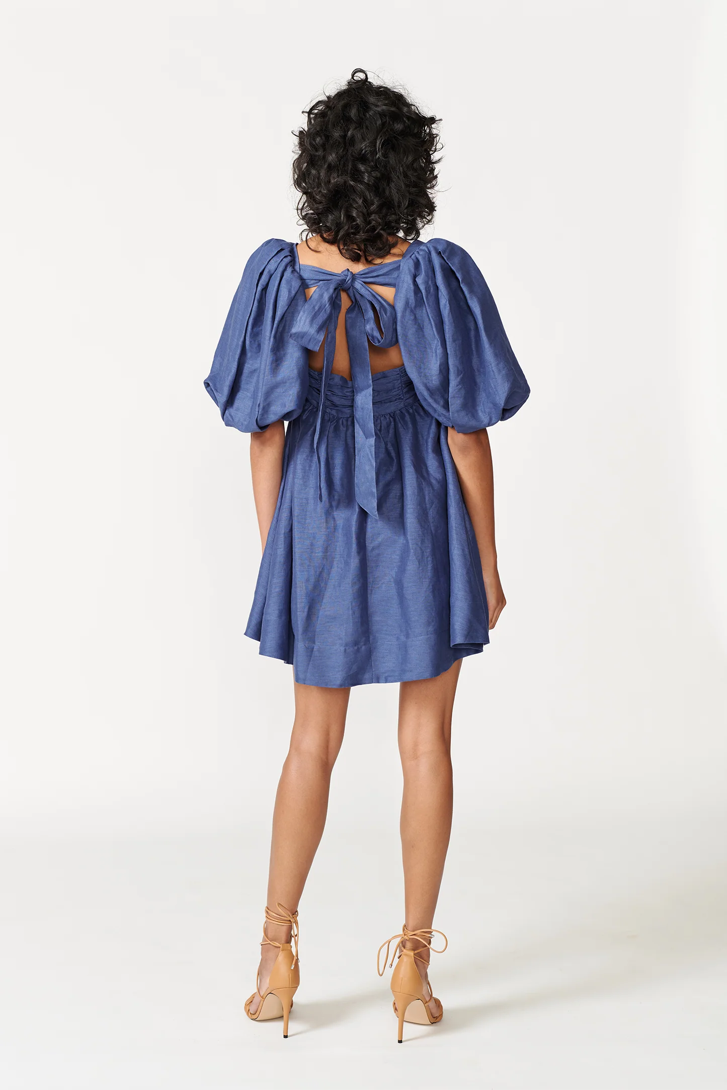 Lacey Mini Dress - Midnight Blue