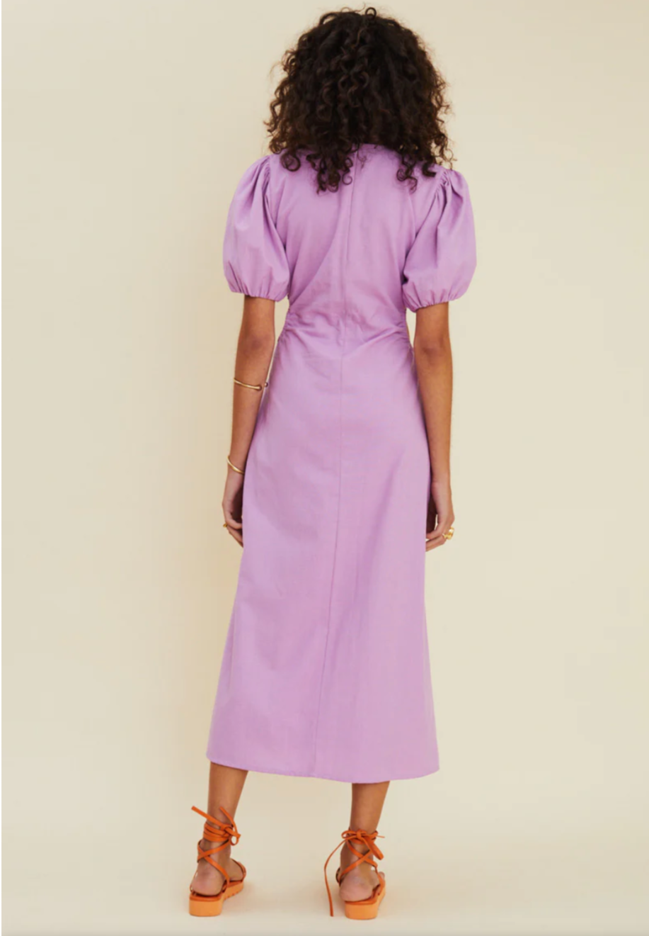 Skylar Cross Front Cut Out Maxi Dress - Lavender